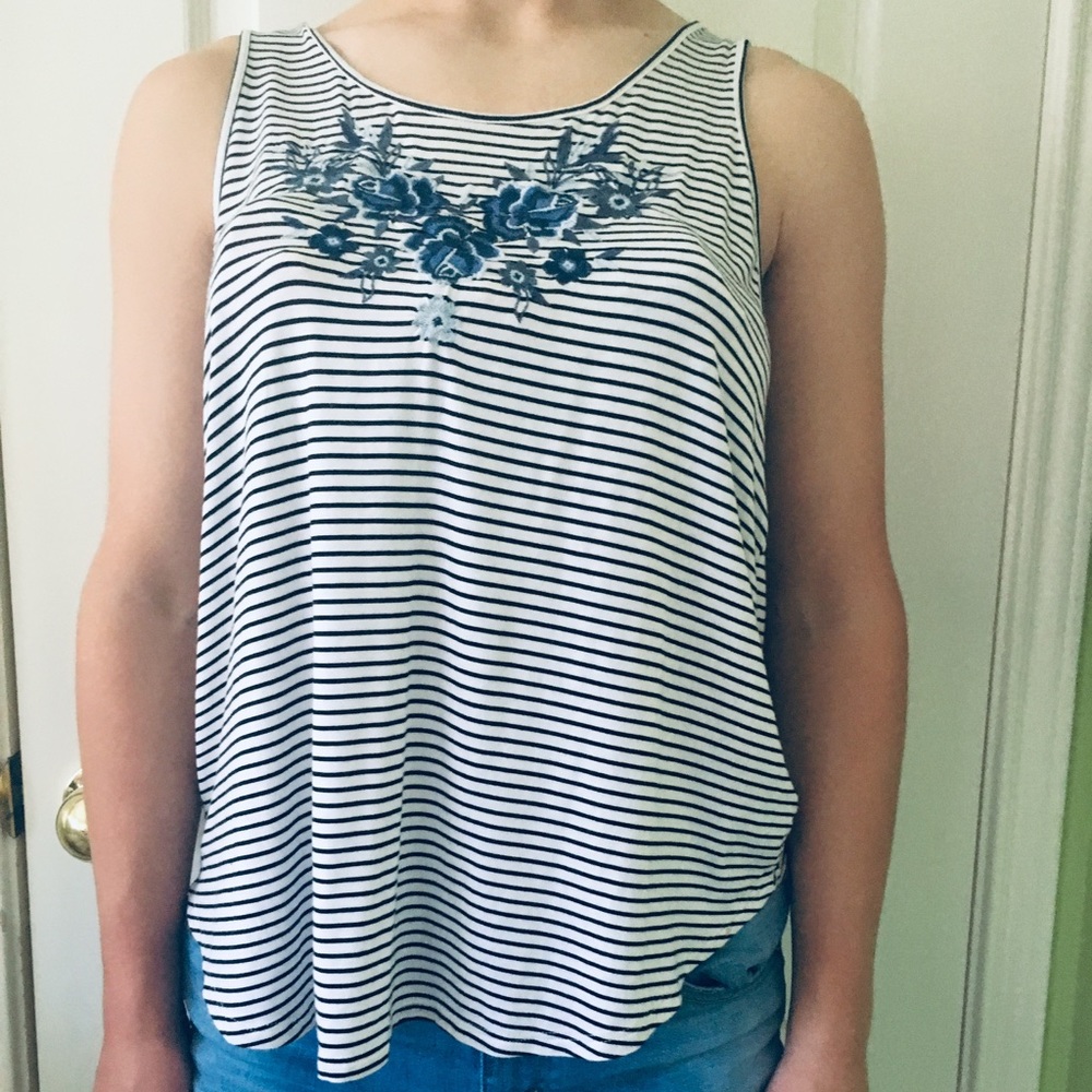 Floral tank top